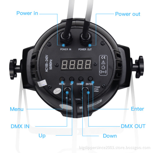 china factory LED Par Light COB 100W withe color with DMX Led Wash Effect Stage Lighting
